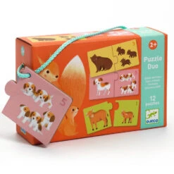 DJECO Puzzel Duo Articulo Baby Dieren 2 Jr+