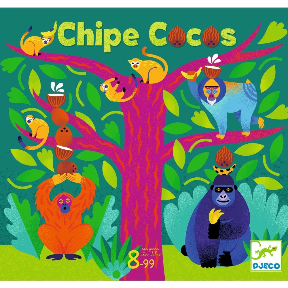 DJECO Strategiespel Chipe Cocos 8 Jr+ 3 DJECO Strategiespel Chipe Cocos 8 Jr+