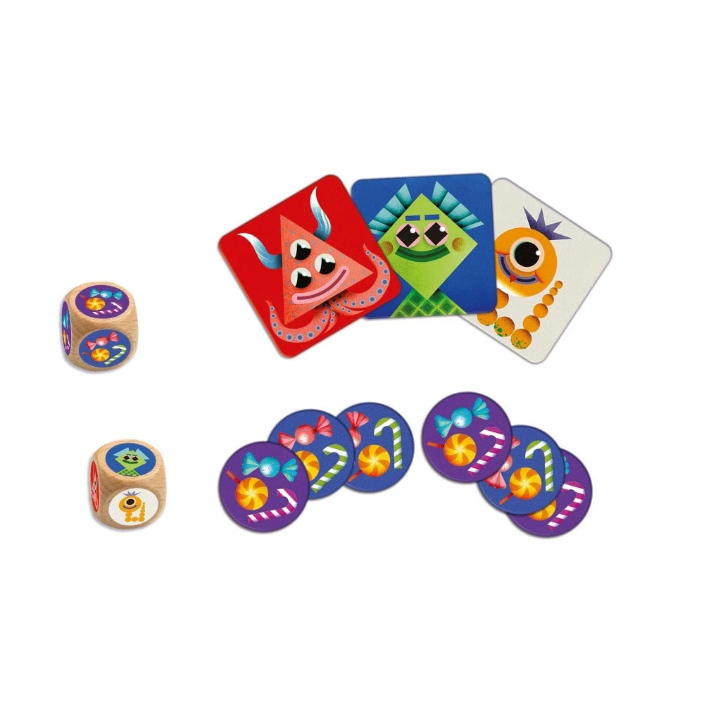 DJECO Memory Sweet Monster 4jr+ 4 DJECO Memory Sweet Monster 4jr+ - Afbeelding 2