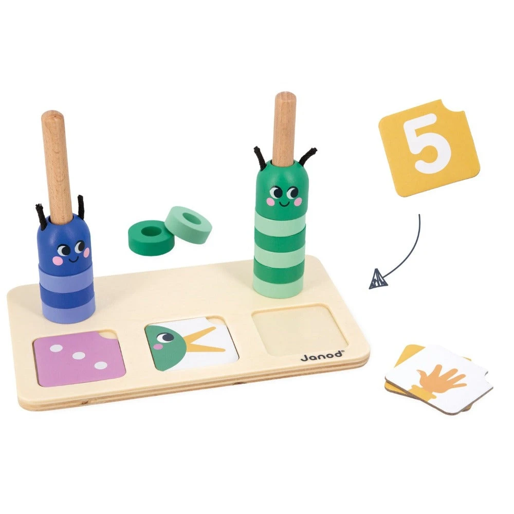 JANOD Cijferspel Tellen En Vergelijken 3 Jr+ 5 JANOD Cijferspel Tellen En Vergelijken 3 Jr+ - Afbeelding 3