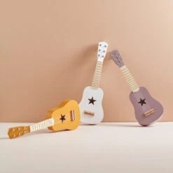 Kids Concept Gitaar Geel 11 Kids Concept Gitaar Geel -HoutenDier Winkel KidsConceptgitaargeel100518bd