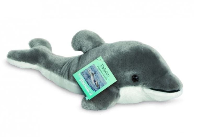 Hermann Teddy Knuffel Dolfijn 4 Hermann Teddy Knuffel Dolfijn - Afbeelding 2