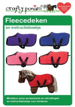 Crafty Ponies Fleecedeken Roze 11 Crafty Ponies Fleecedeken Roze -HoutenDier Winkel image 1158