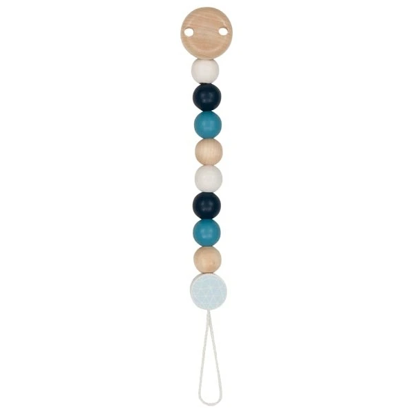 GOKI Speenketting Trendserie Blauw 4 GOKI Speenketting Trendserie Blauw - Afbeelding 2
