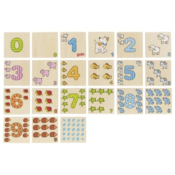 GOKI Memory Leren Tellen 4 GOKI Memory Leren Tellen - Afbeelding 2