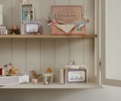 Maileg Drieling Baby Muis In Een Luciferdoosje -HoutenDier Winkel image 273