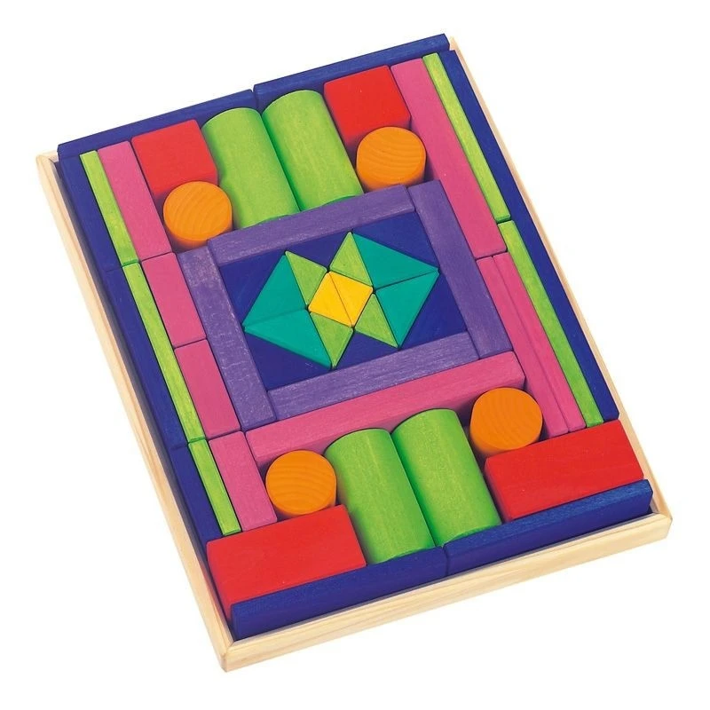 Glückskäfer Blokkendoos Provence 53-delig Hout 3 Glückskäfer Blokkendoos Provence 53-delig Hout