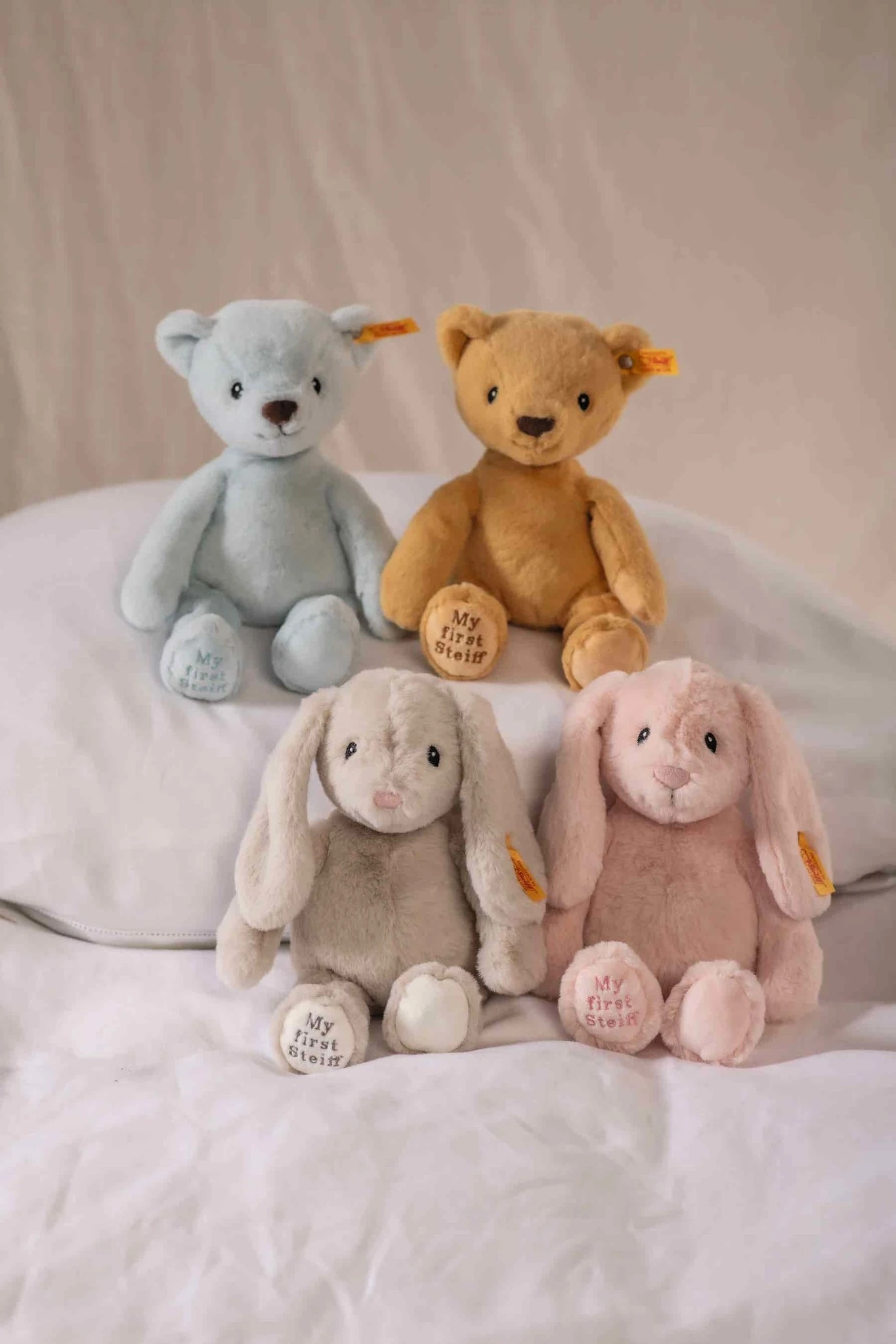 Steiff Knuffel Konijn Soft Cuddly Friends My First Steiff Hopp 4 Steiff Knuffel Konijn Soft Cuddly Friends My First Steiff Hopp - Afbeelding 2