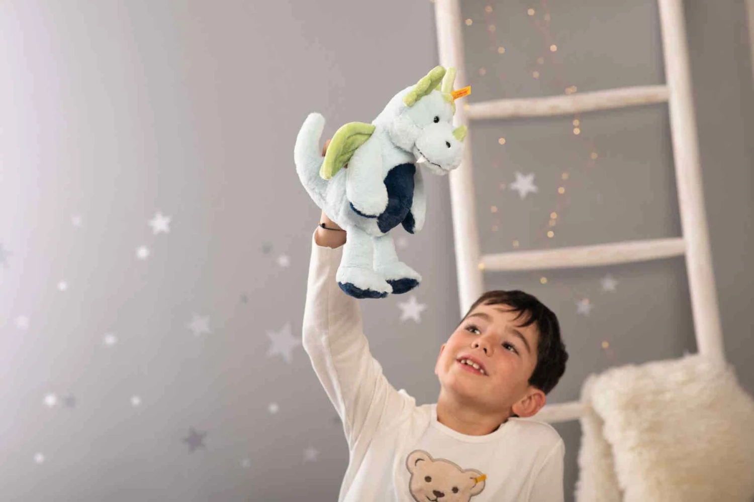 Steiff Knuffel Draak Samu Dragon 28cm 6 Steiff Knuffel Draak Samu Dragon 28cm - Afbeelding 4