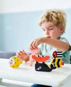 Bestsellers -HoutenDier Winkel petit monkey ocean stacker pmwt004 rc